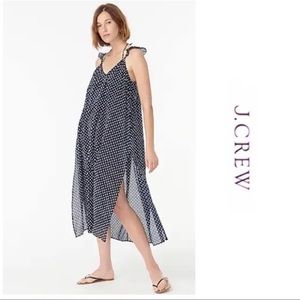 J.Crew Polka Dot Dress Cover Up, S-M